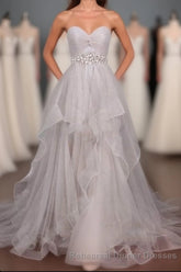 2024 Custom Made Silver Sweetheart Beading Layered Sleeveless Pegeant Semi Formal Prom Dresses